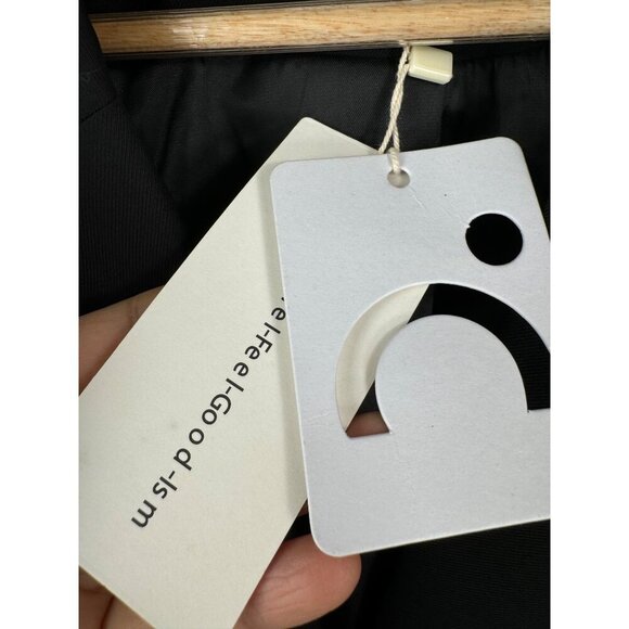 REVOLVE COMMENSE single breasted black blazer 90s boyfriend sz S - Picture 3 of 10